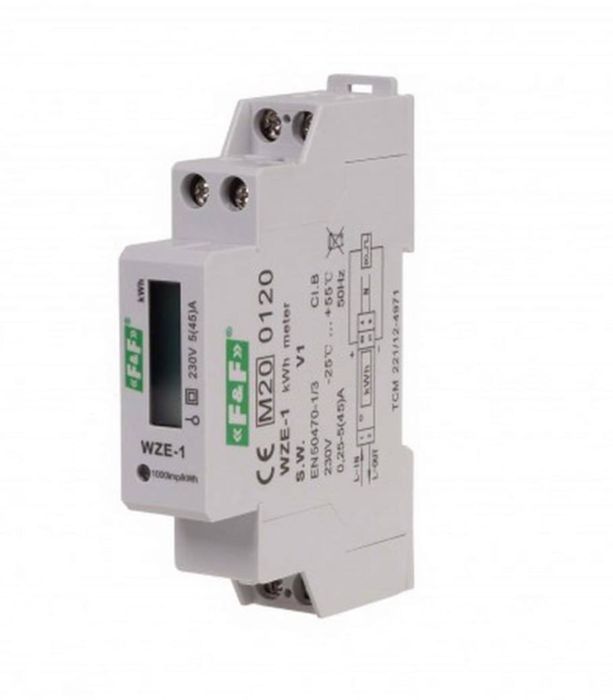 Однофазний лічильник електроенергії F&F WZE-1