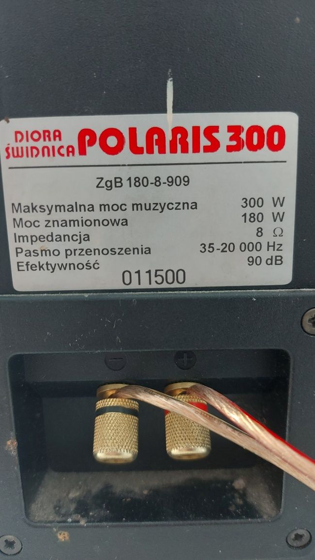 Kolumny Diora Polaris 300 JEDEN WLASCICIEL od nowości Super stan !