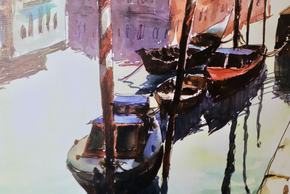 Serigrafia do artista Ortiz Alfau - Aveiro