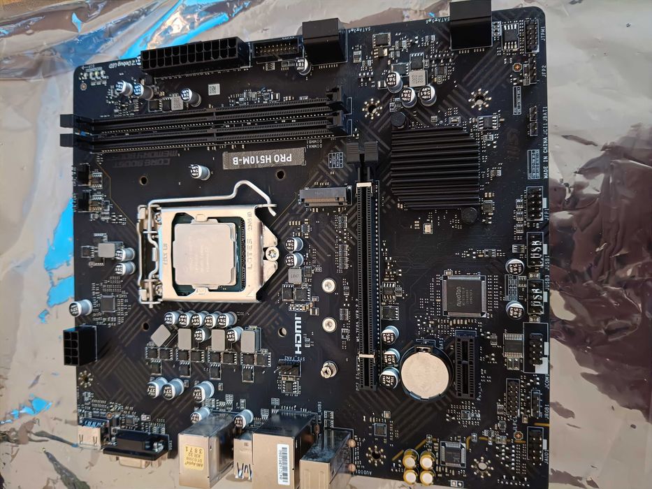 Płyta Główna msi pro h510m-b  + i3-10100f