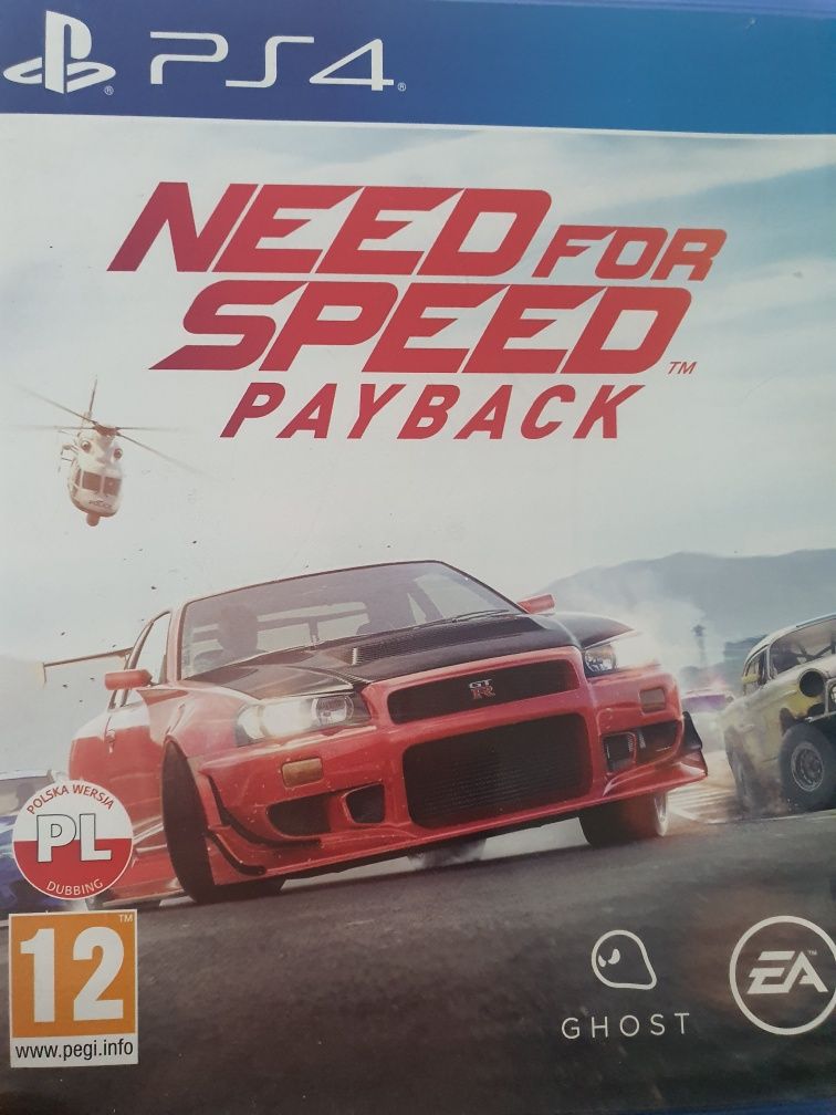 NFS Need for speed Payback PL Ps4 slim Pro Ps5 zamienię