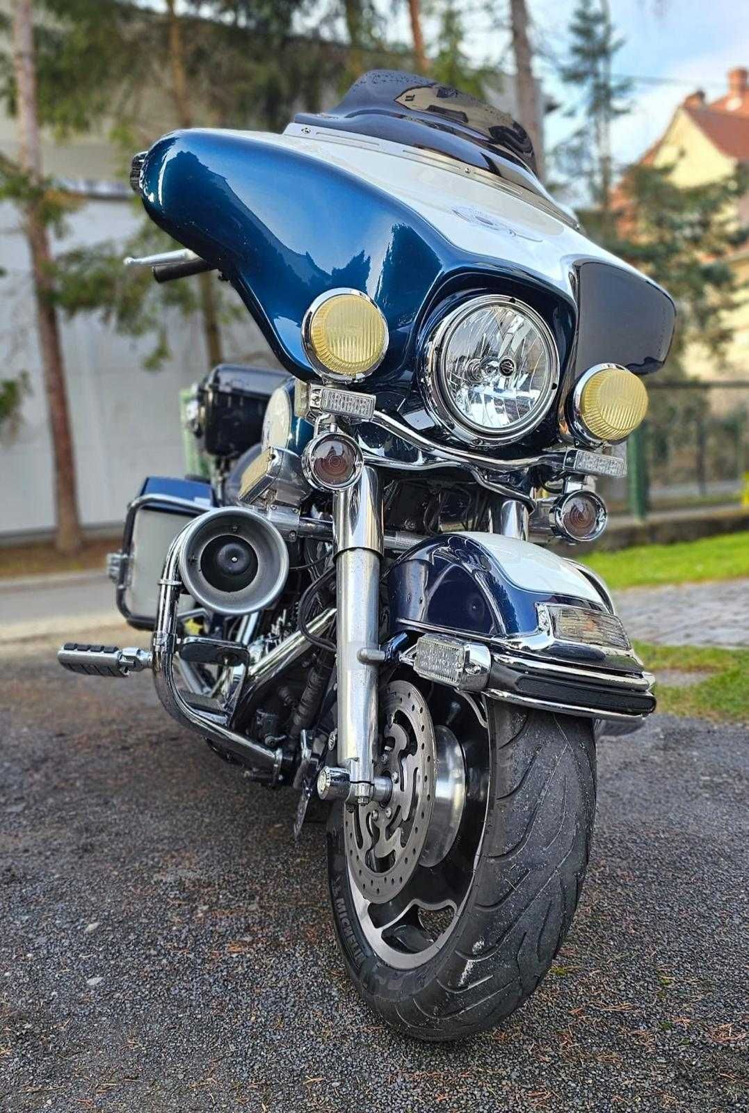 Harley-Davidson Electra Police/ oryginalny policyjny sprzęt!