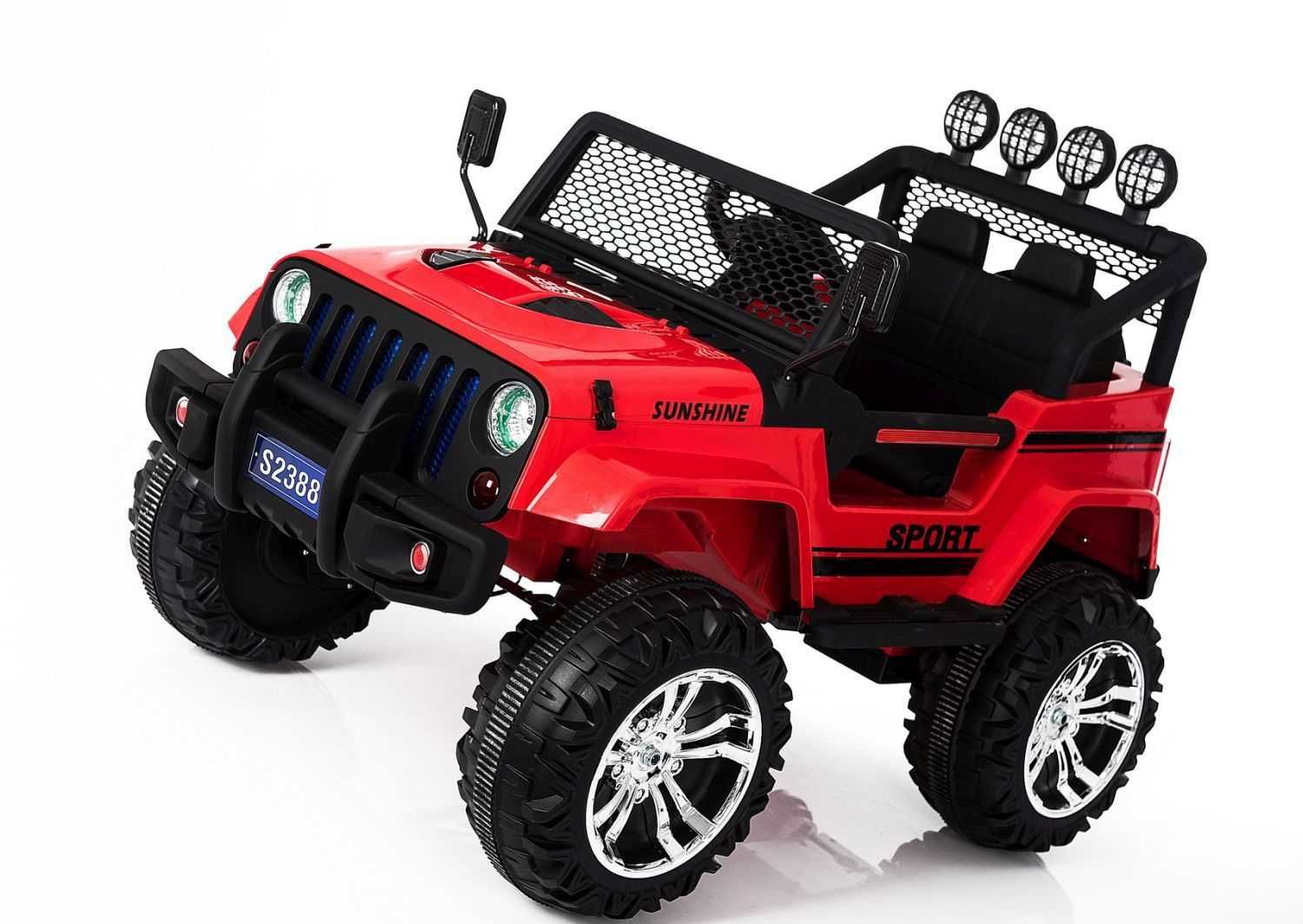 Auto samochód na akumulator JEEP SUNSHINE 4x4 limuzyna jeździk autko