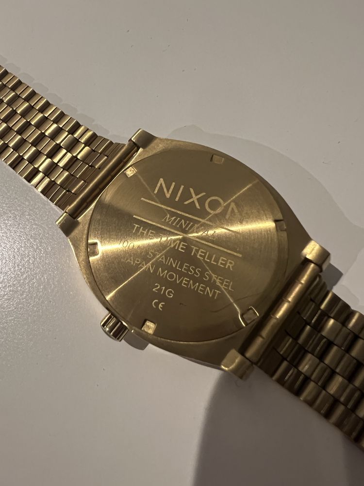 Relogio Nixon TIME TELLER Gold/Green Sunray