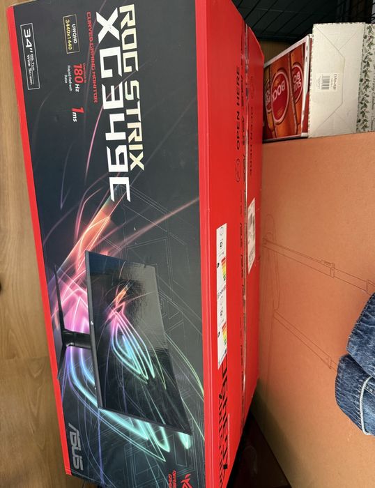 Monitor Asus 34" ROG Swift XG349C IPS UWQHD 180Hz G-Sync Curvo