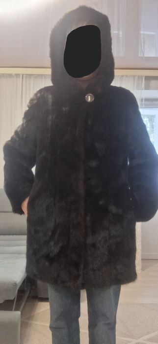 Натуральна норкова шуба 48 розмір