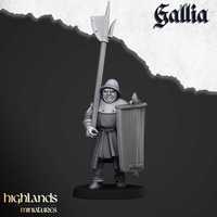 Gallia Men at Arms #5 Highlands Miniatures Old World Warhammer