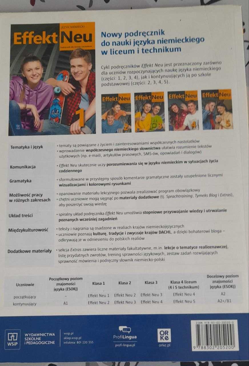 Effekt Neu 1 podręcznik do języka niemieckiego