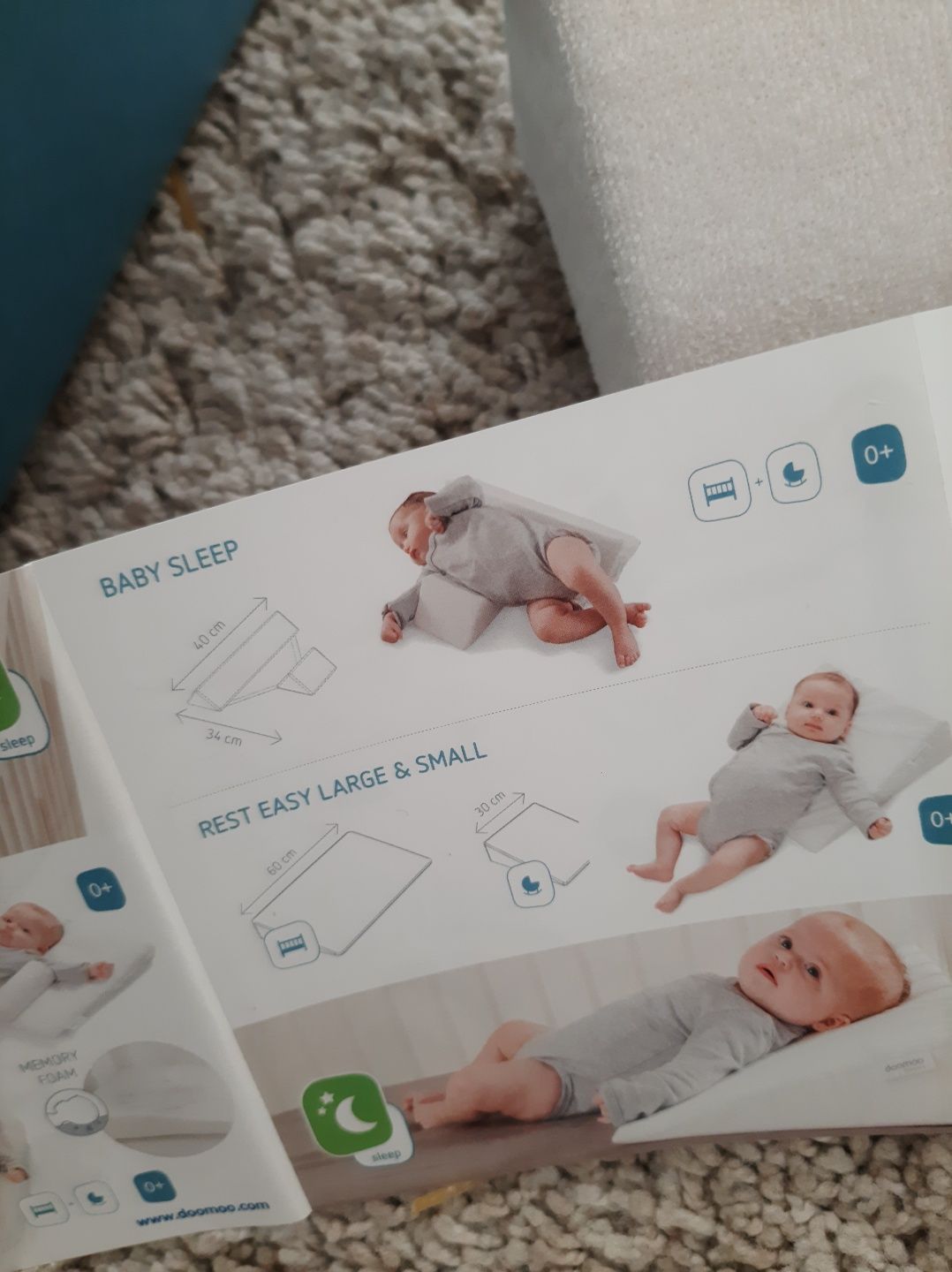 Posicionador lateral para bebés Doomoo