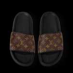 Louis Vuitton klapki Waterfront Mule Monogram gumowe 40.5