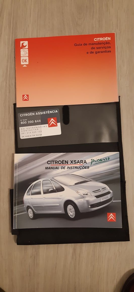 Livro manual instruções citroen xsara picasso citroen c3 citroen c5