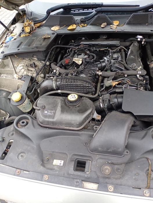 Silnik kompletny uszkodzony jaguar xj x351 3.0 diesel