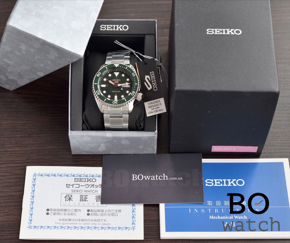Годинник Seiko 5 sports SBSA013 Made in Japan оригінал