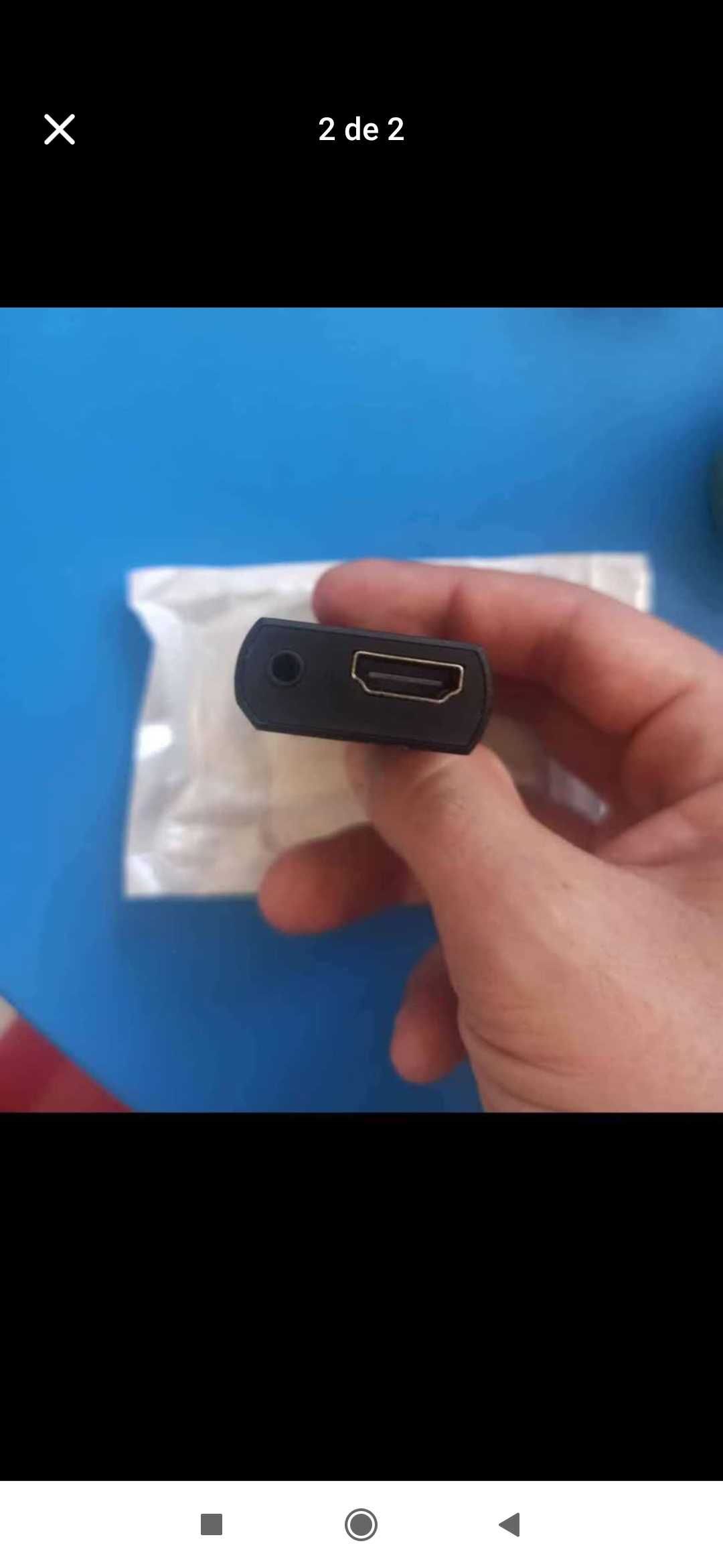 Wii to HDMI adaptador novo
