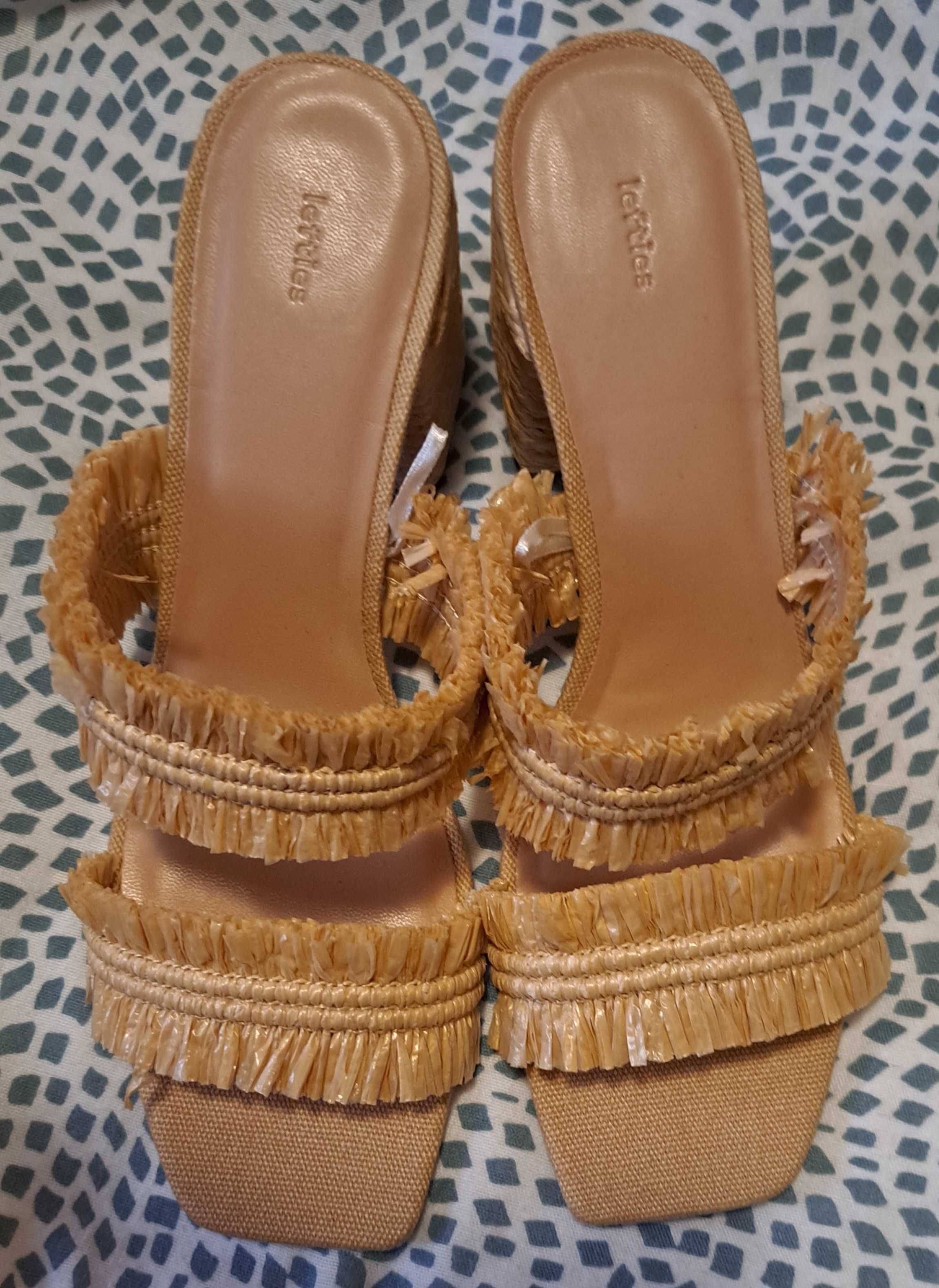 Soca/chinelo/mules bege n.37