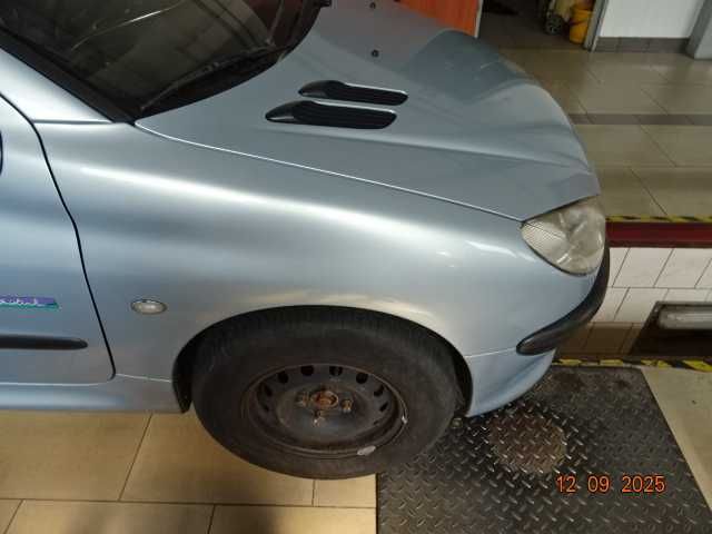 Peugeot 206 Kod EYL Przedni Pas Błotniki Atrapa Lampa Prawa BRAK MASKI
