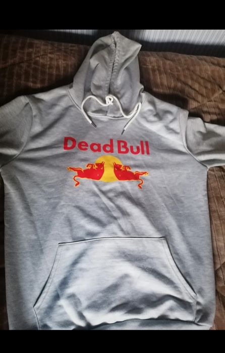 Hoodie cinzenta "Dead Bull"