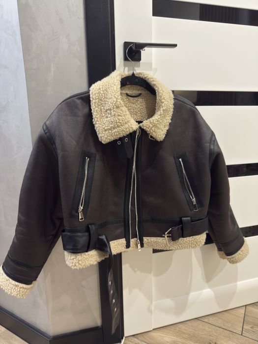 Жіноча куртка дублянка по типу zara