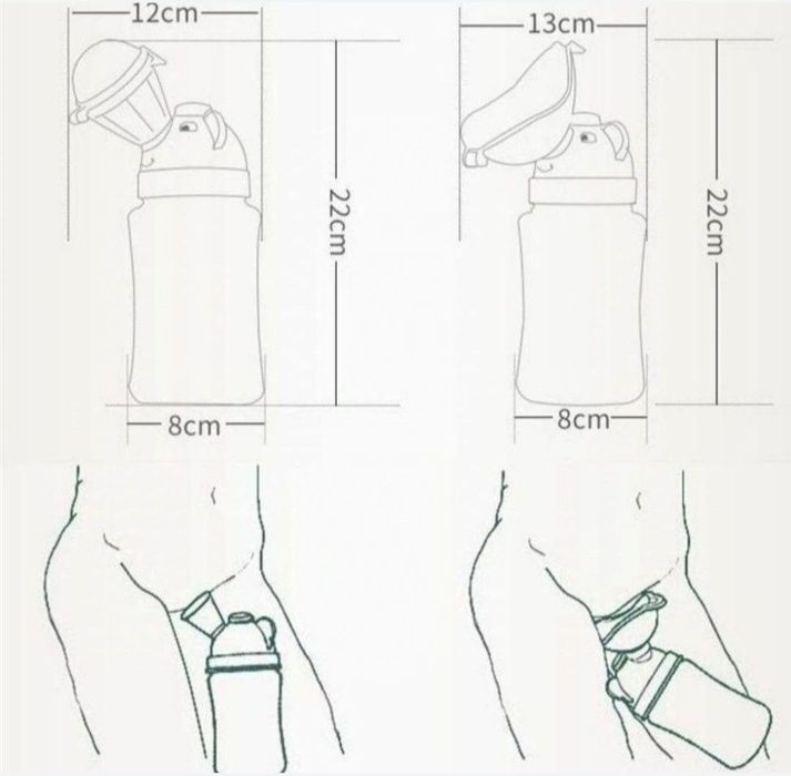 Пісуар дорожній портативний нічний якісний