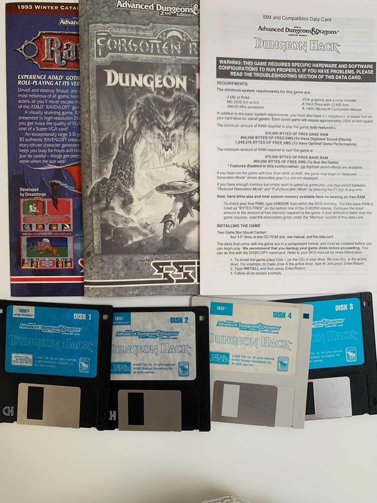 Advanced Dungeons & Dragons: Dungeon Hack, SSI 1993 r.