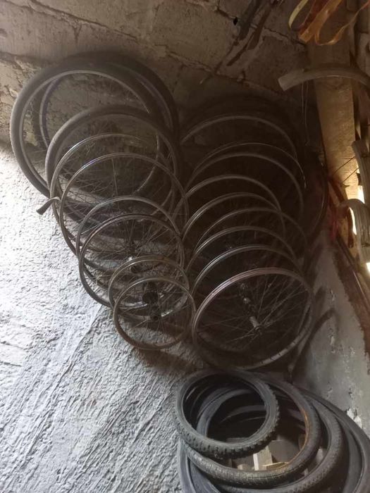 Koła i części do rowerów PRL