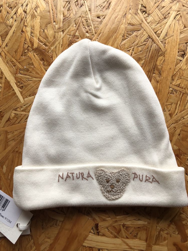 Gorro algodao bio 9/12M NATURA PURA NOVO