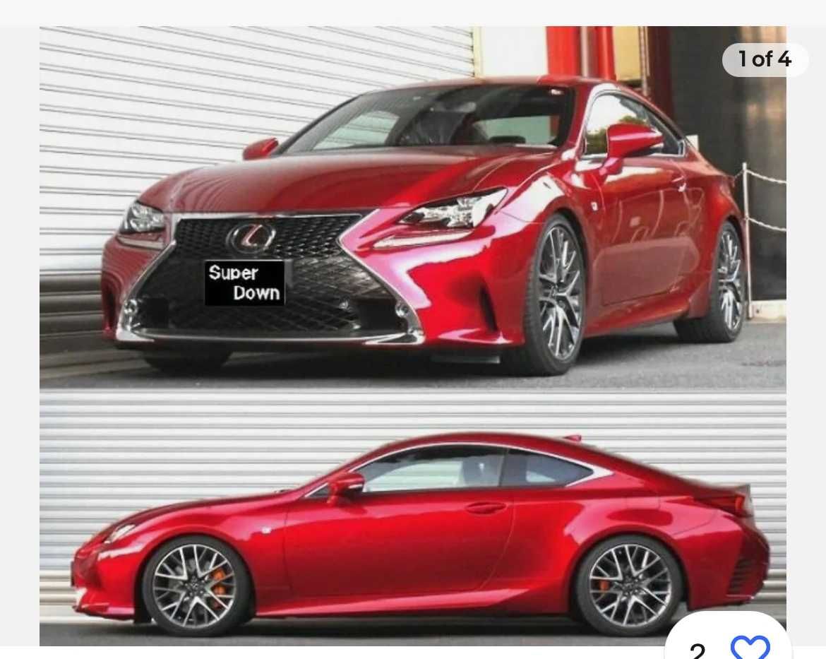 nowe sprężyny obniżające RSR do Lexus