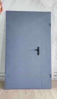 Входные технические двери утеплённые серия "ЭКО"металл+метал 202х120см