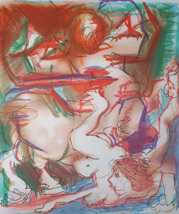 A mulher e o centauro de Júlio Pomar