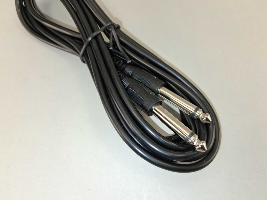 N270 Kabel Jack 6.3mm Mono 3 Metry Czarny Instrumentalny Gitara