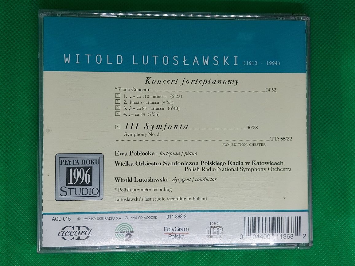 3 x Lutosławski  The Symphonies Symphony No.3 Symphony  No.4
