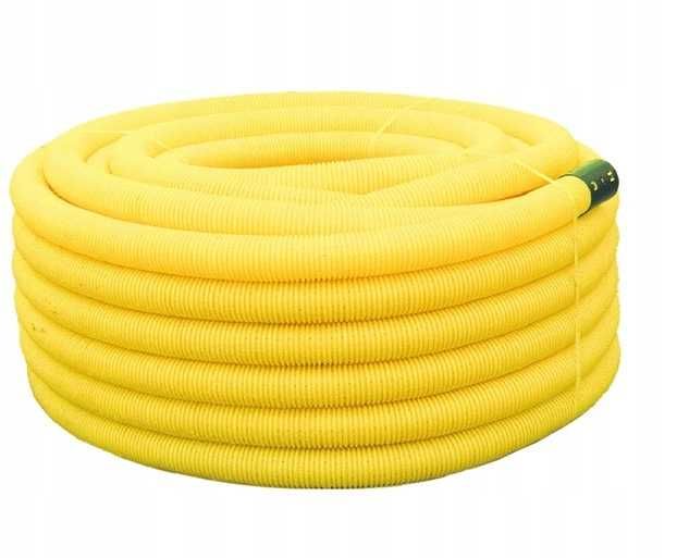 Rura drenarska PVC fi 50 z otworami - zwój 50m