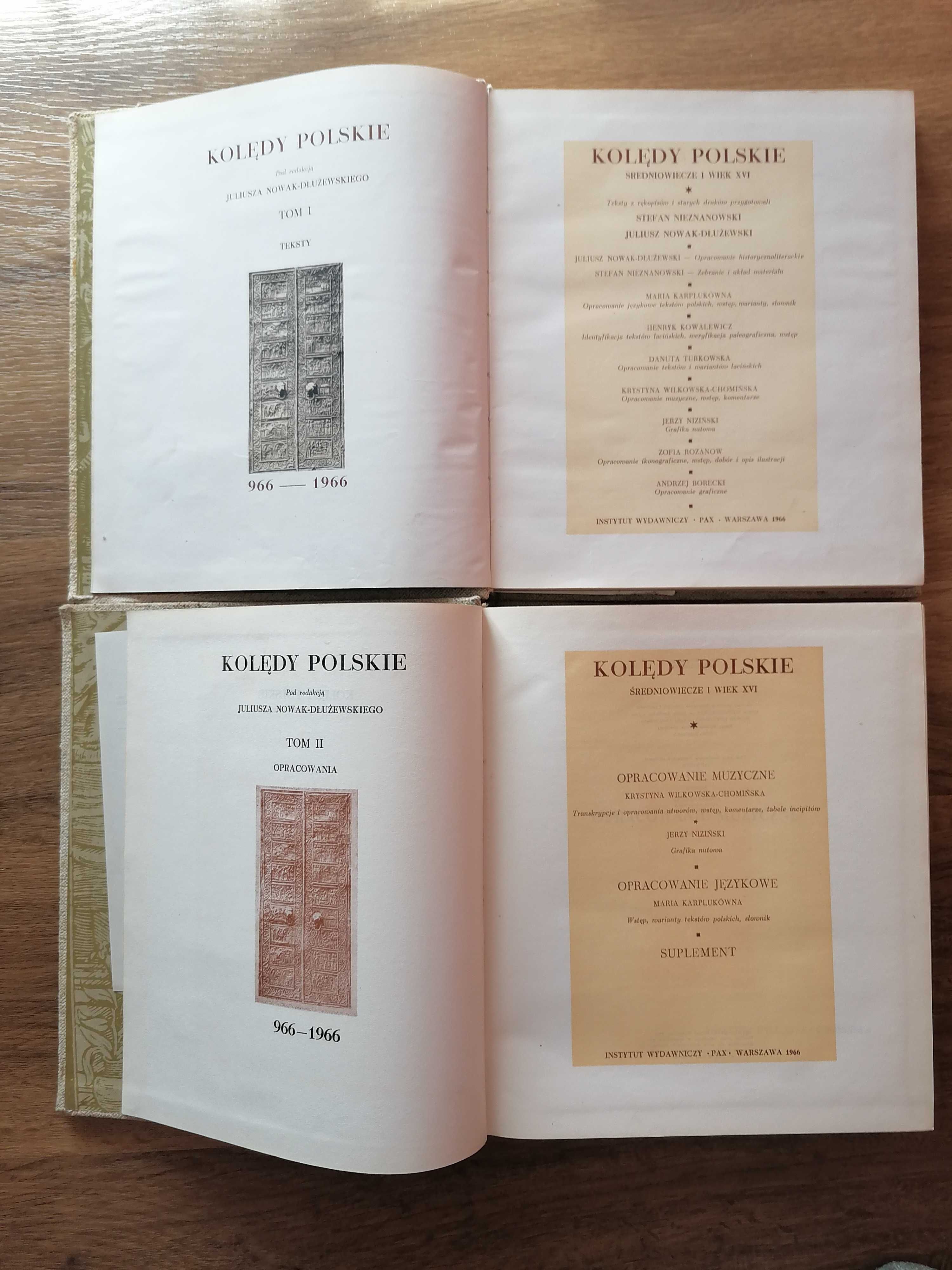 J. Nowak-Dłużewski, Kolendy polskie, tom 1-2, 1966