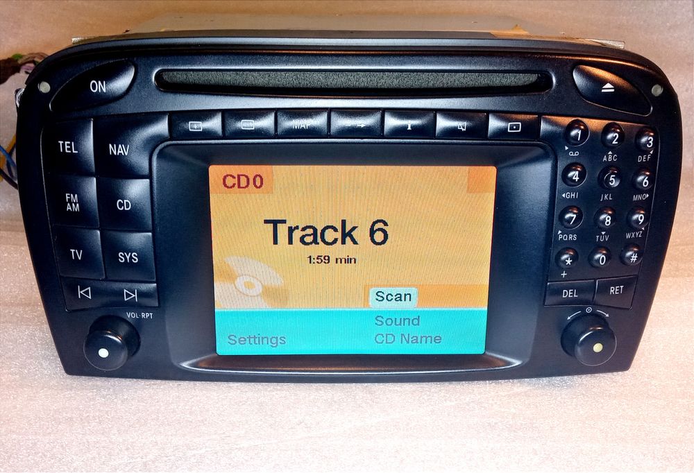 NOWE ! Gałki Pokrętła Gałki Comand 2.03 Mercedes W203 W209 Clk R230 SL