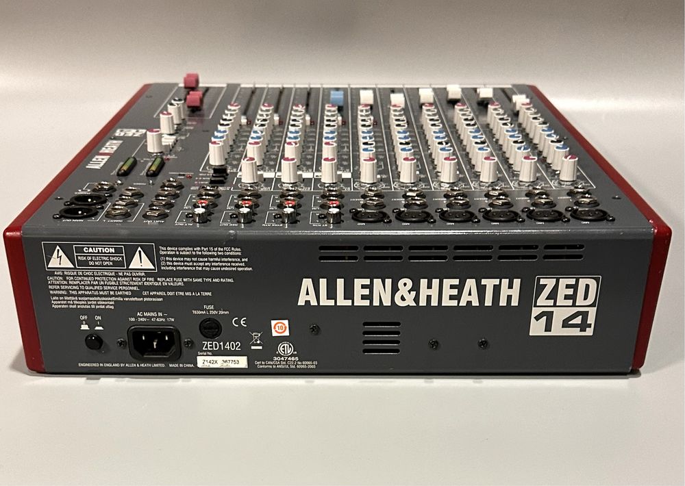 Analogowy Mikser Dźwięku Allen & Heath ZED14 Polecam