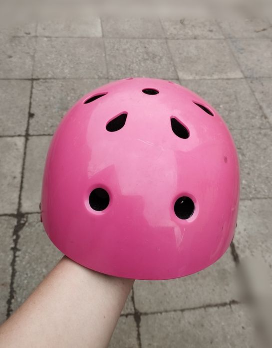 Kask na rower rolki dla dziewczynki Oxelo