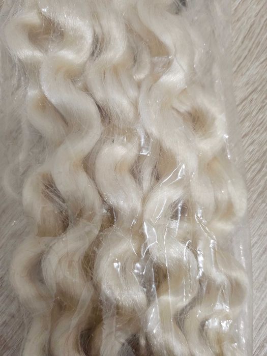 Jumbo/ postiço/ mechas/ cabelo artificial cacheado