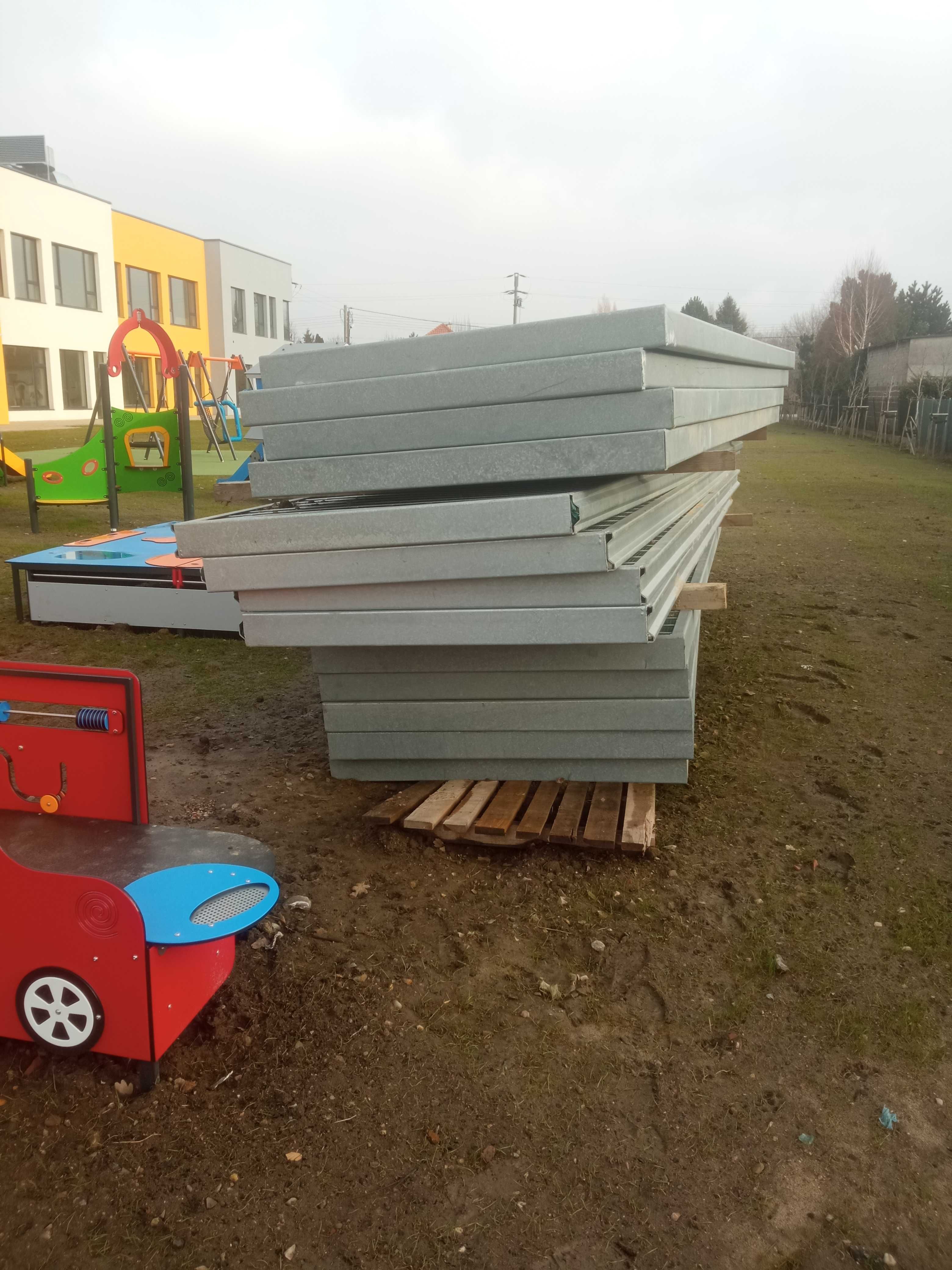 Ekrany akustyczne, gotowe ogrodzenie 63mb x 3m, zbrojenie, słupy