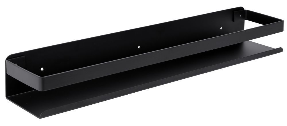 półka łazienkowa loftowa megara 50 cm czarna