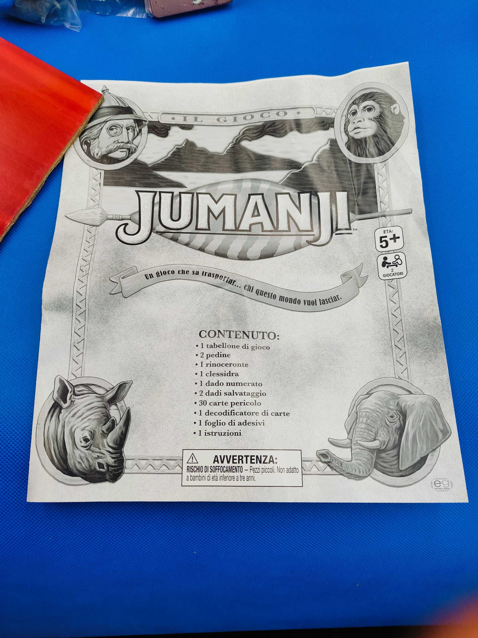 Gra podróżna Jumanji - Editrice Giochi - J. Włoski