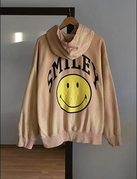 Smiley x H&M oversized printed hoodie (худі)