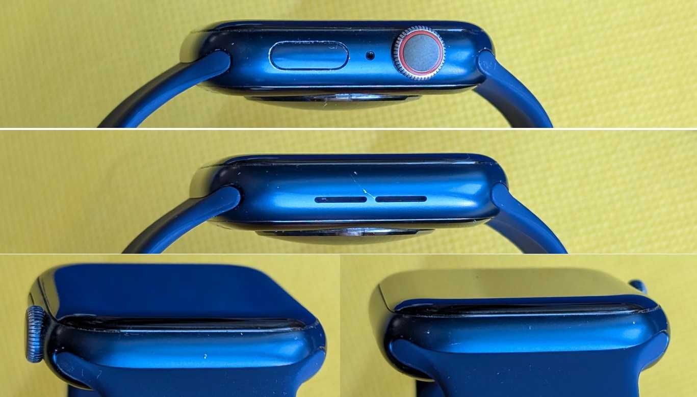 з США Apple Watch 6 44 Blue батарея 84%