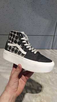 Vans 36,5 r wysokie platforma 4  cm nowy model