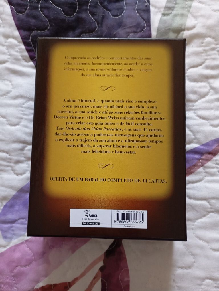 Oráculo das vidas passadas de Brian Weiss e Doreen Virtue
Editora