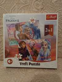 Trefl puzzle Frozen 2w1 NOWE