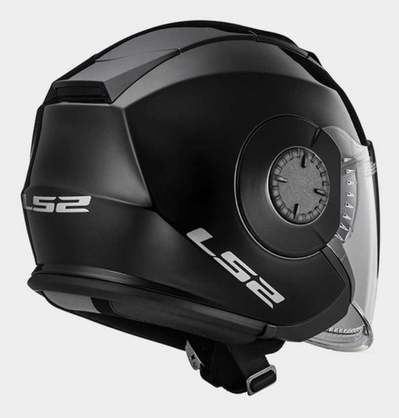 Kask Otwarty Ls2 Verso Solid Rozm. XS 53-54 cm Czarny mat Of570 Blenda