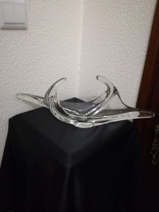 Centro de Mesa em Cristal "Art Vannes" Anos 60/70