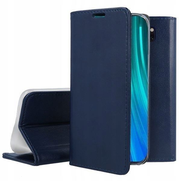 Etui Z Klapką Case Pokrowiec Do Xiaomi Redmi Note 8 Pro Granatowy