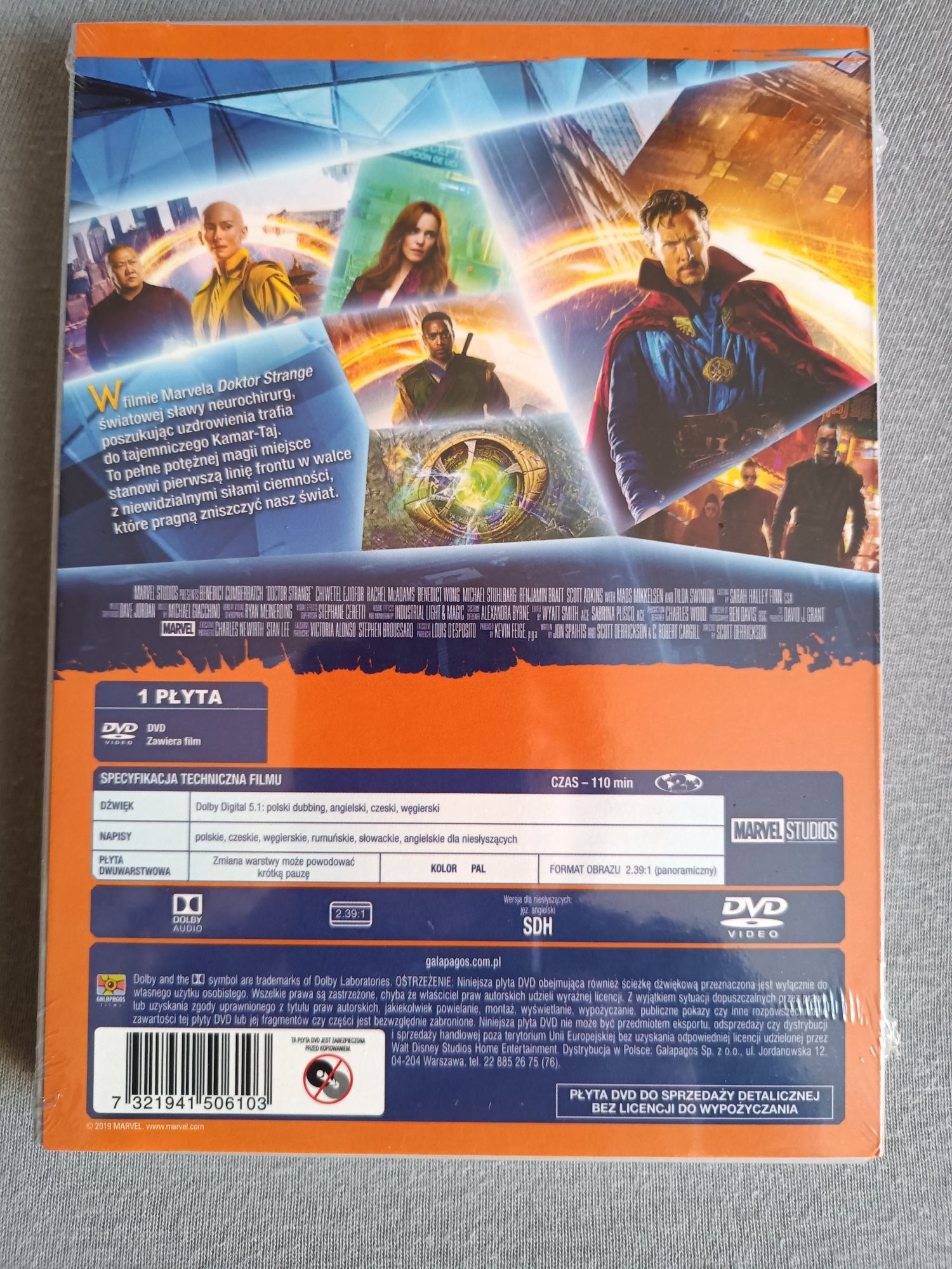 Film " Doktor Strange" na DVD fantasy