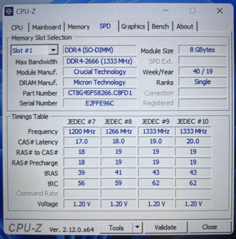 Pamięć RAM do laptopa - DDR 4 - 16Gb 2x8Gb
